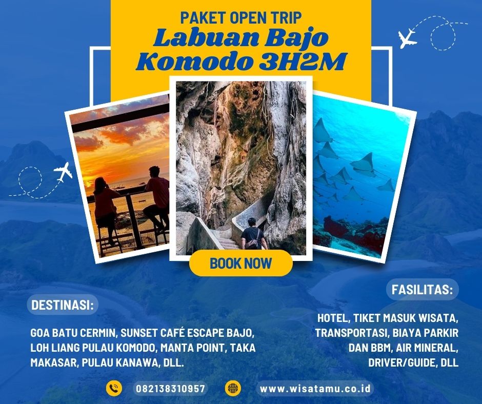 Open Trip Labuan Bajo-Pulau Komodo 3 Hari 2 Malam