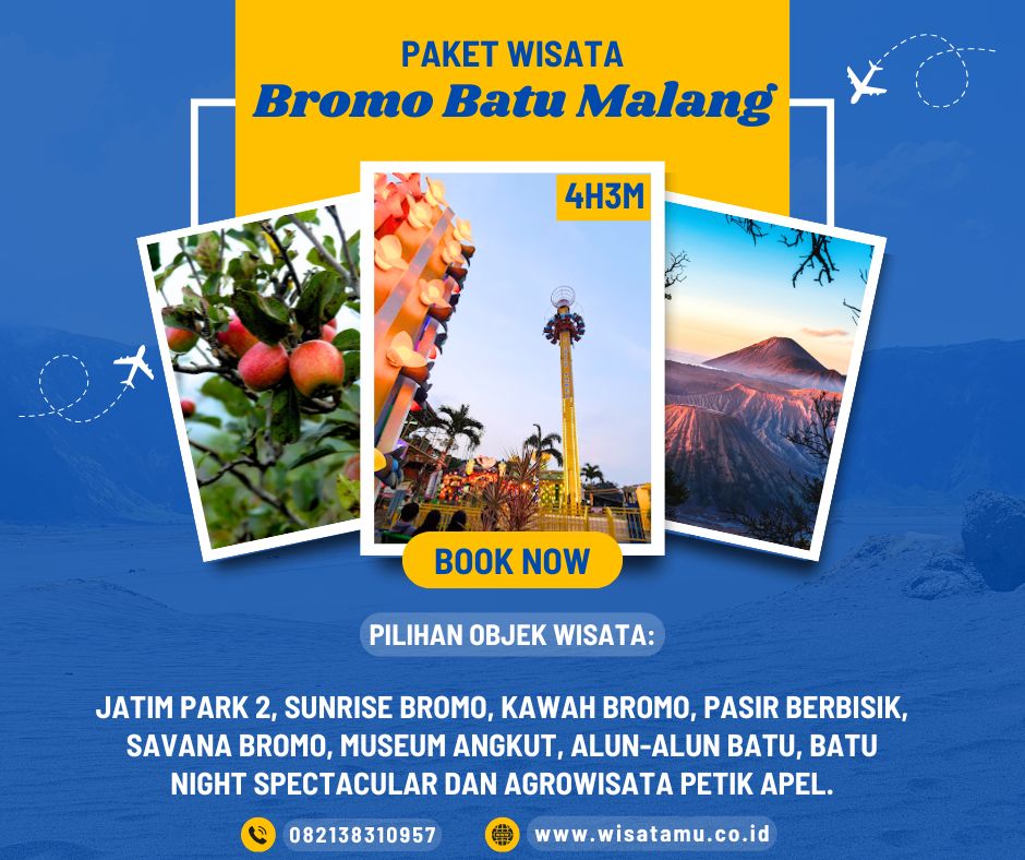 Paket Wisata Bromo Batu Malang 4 Hari 3 Malam