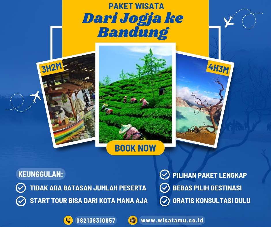 Paket Wisata dari Jogja ke Bandung