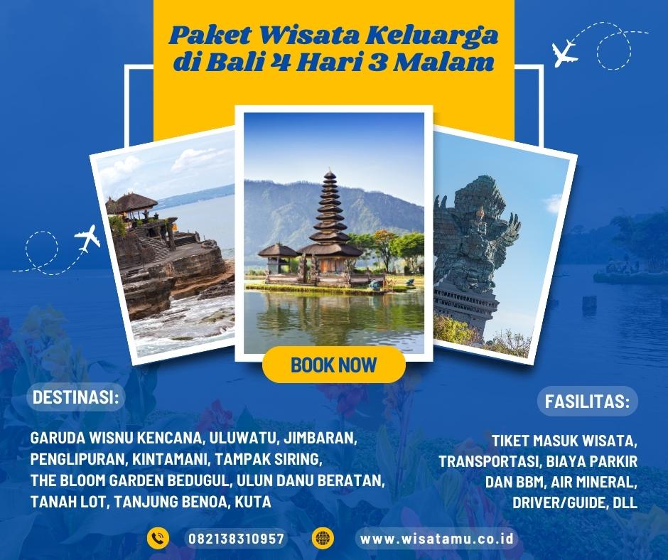 Paket Wisata Keluarga Bali 4 Hari 3 Malam