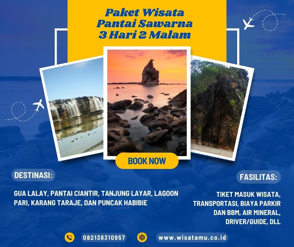 Paket Wisata Pantai Sawarna 3 Hari 2 Malam