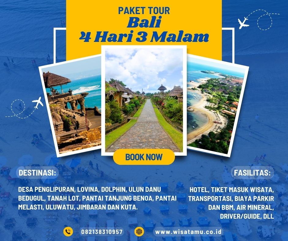 paket wisata Bali 4 Hari 3 Malam