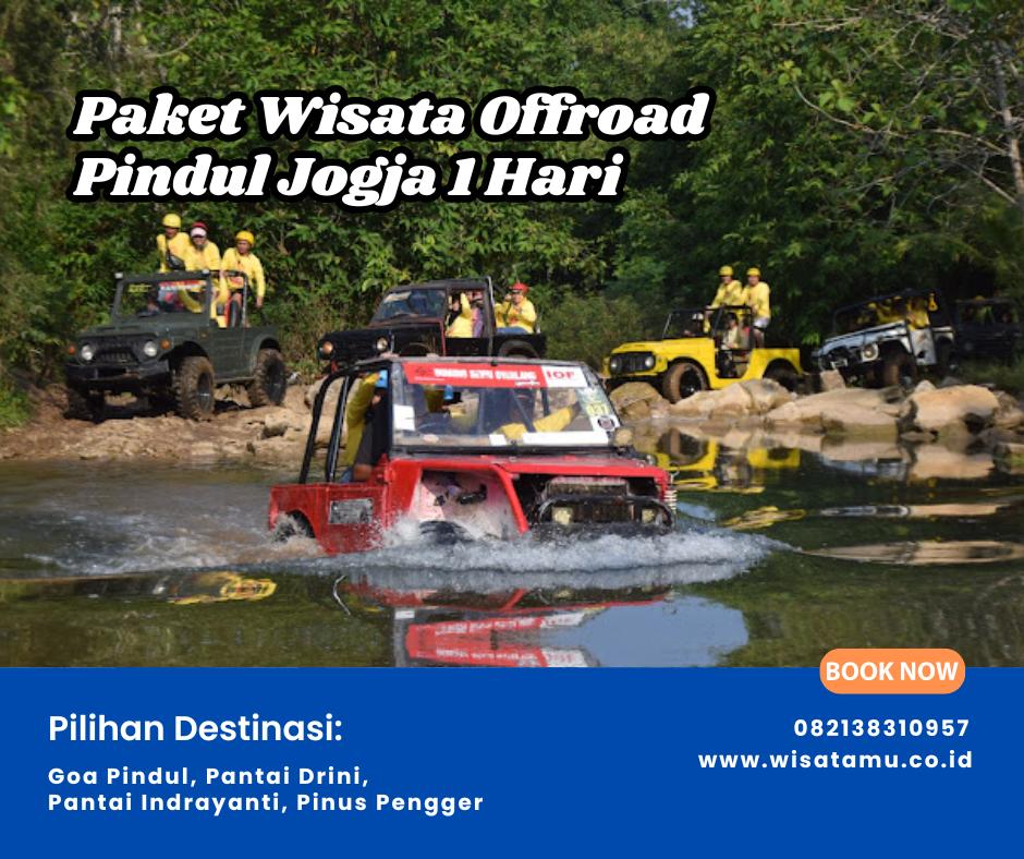 Paket Wisata Offroad Pindul Jogja 1 Hari