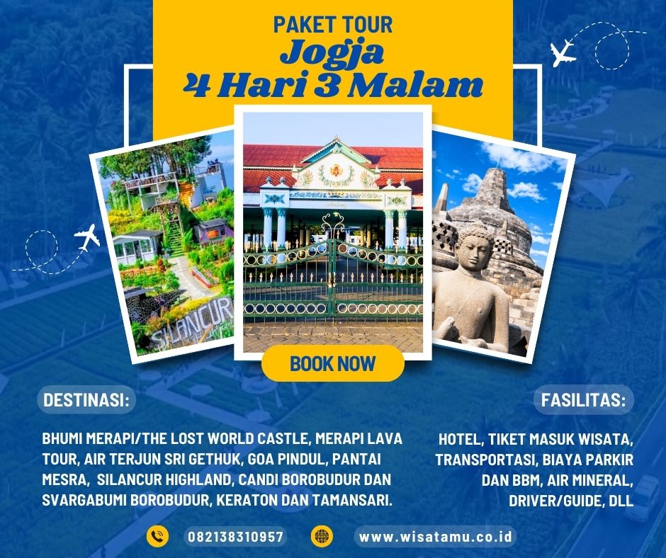 Paket Wisata Jogja 4 Hari 3 Malam