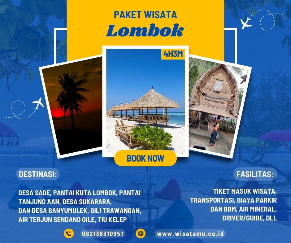 Paket Wisata Lombok 4 Hari 3 Malam