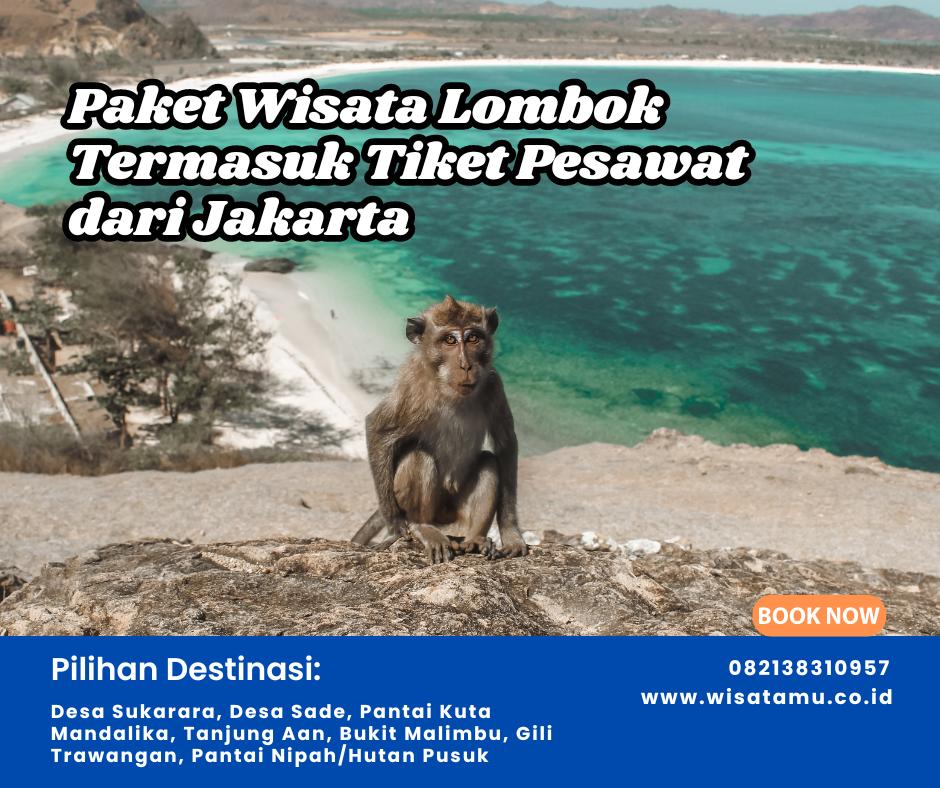 Paket Wisata Lombok Termasuk Tiket Pesawat dari Jakarta