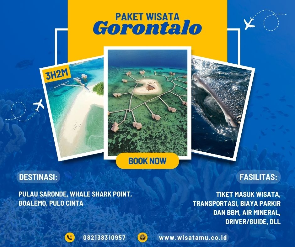 Paket Wisata Gorontalo 3 Hari 2 Malam