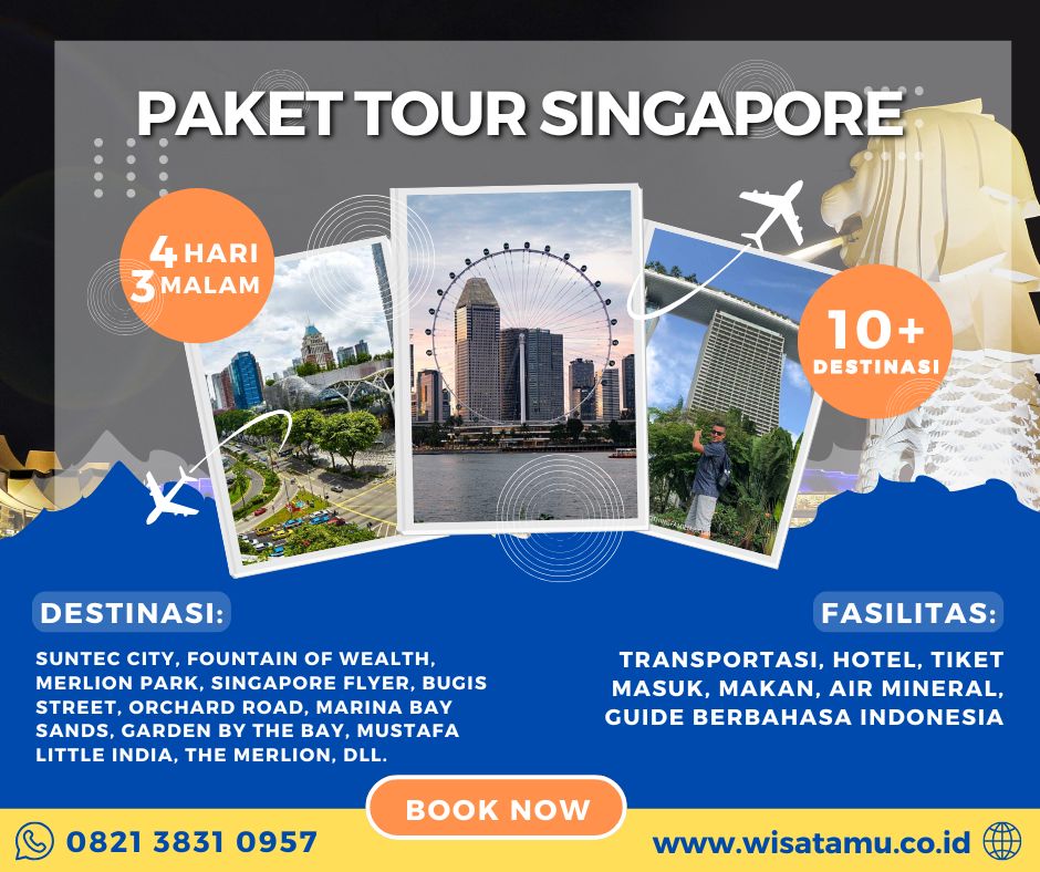 Paket Wisata Singapore 4 Hari 3 Malam