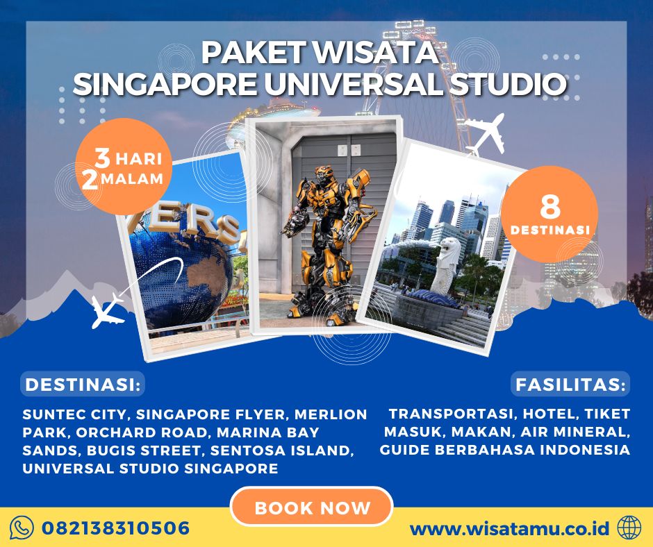 Paket Wisata Singapore Universal Studio 3H2M